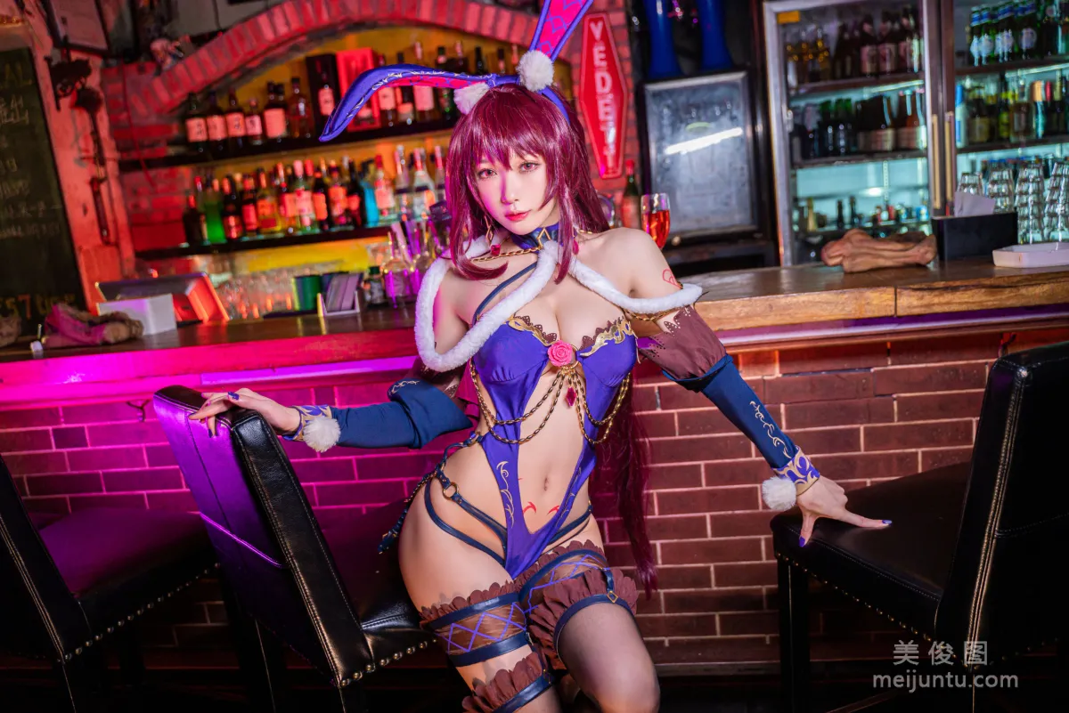 Anime Blogger Abao Yeshi Tuniang - Scathach Bunny Girl Set photo 4