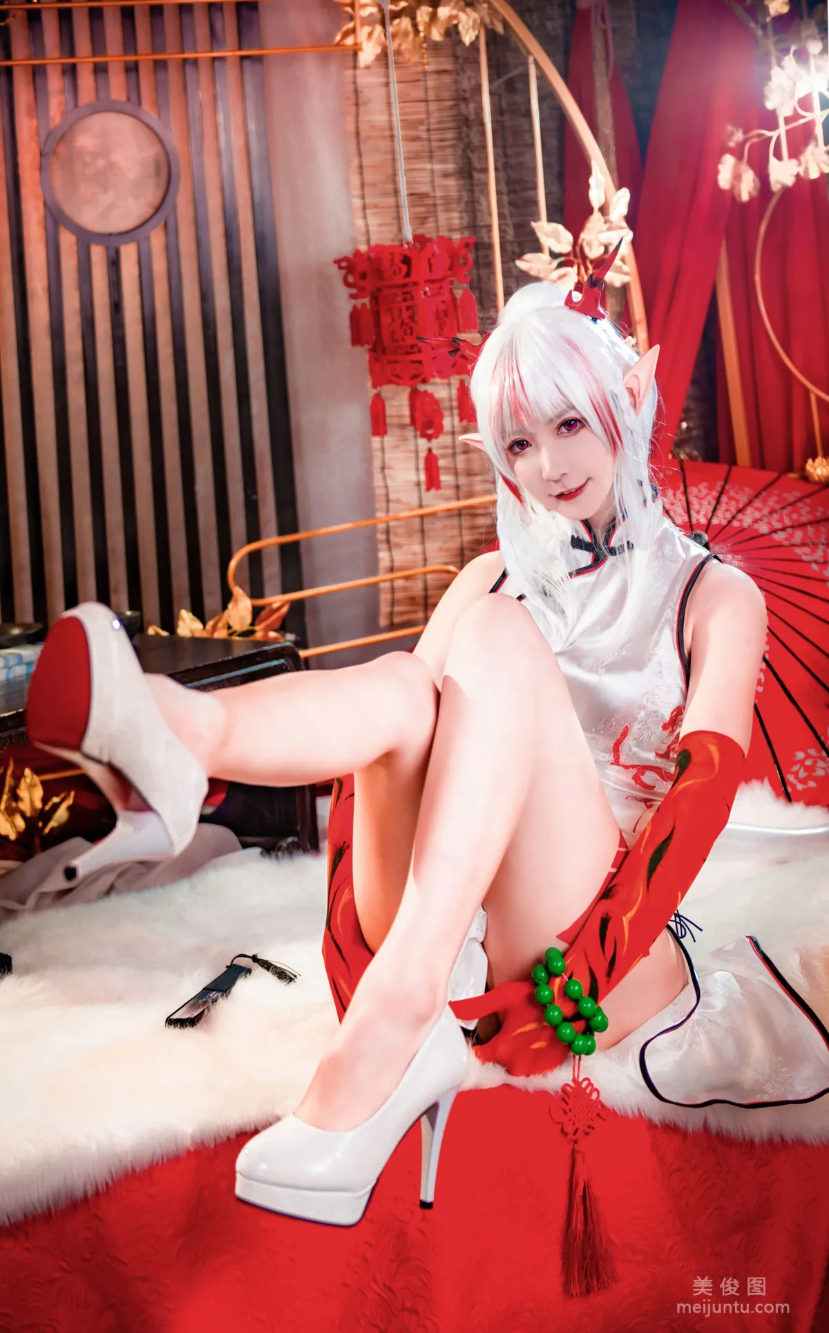 [Web Idols Coser Photos] Anime Blogger Ruanyi Fairy, Arknights Nian Set photo 20