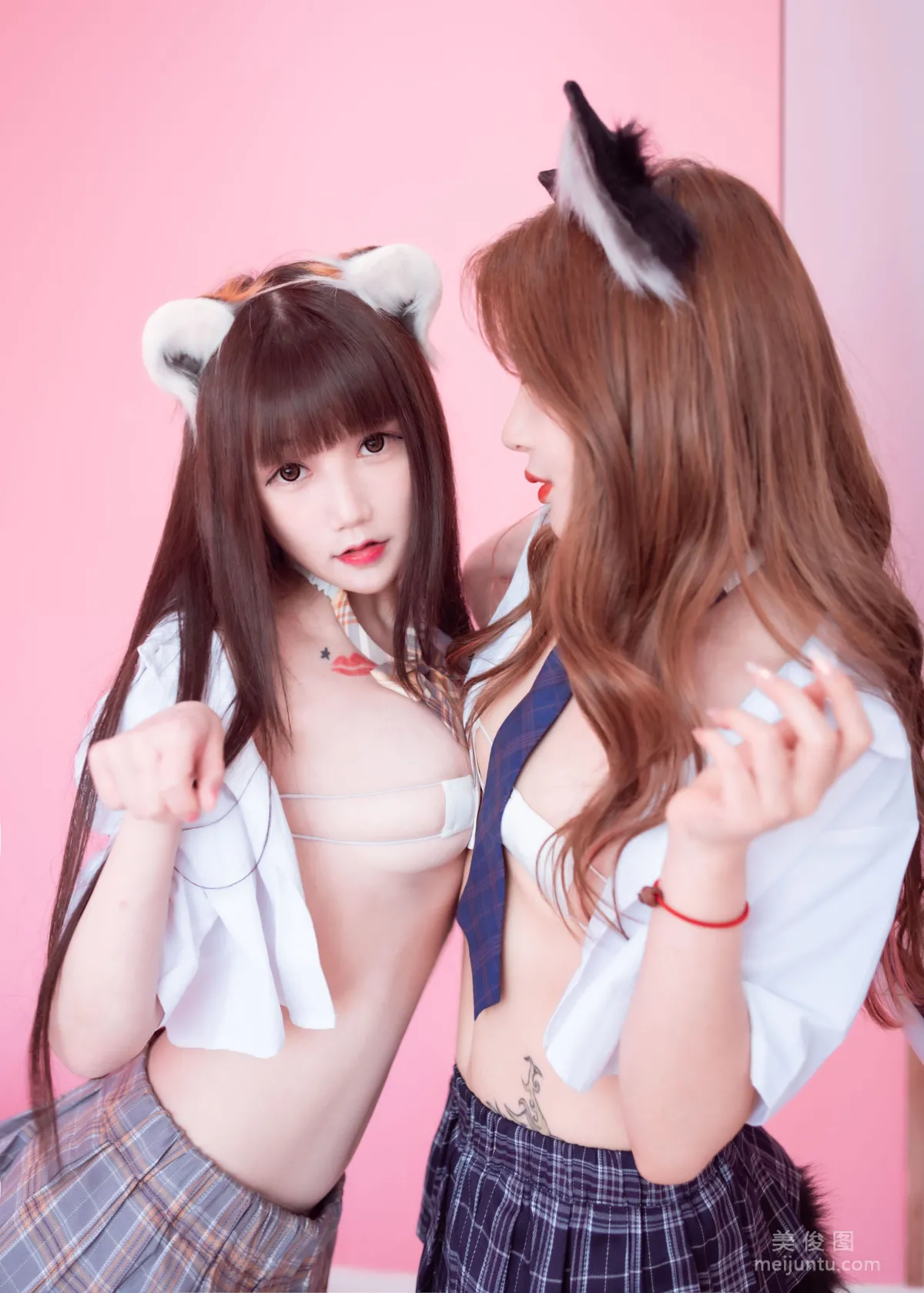 [网红COSER写真] COS少女星野咪兔&金蜜儿 - 萌宠养成手册3
