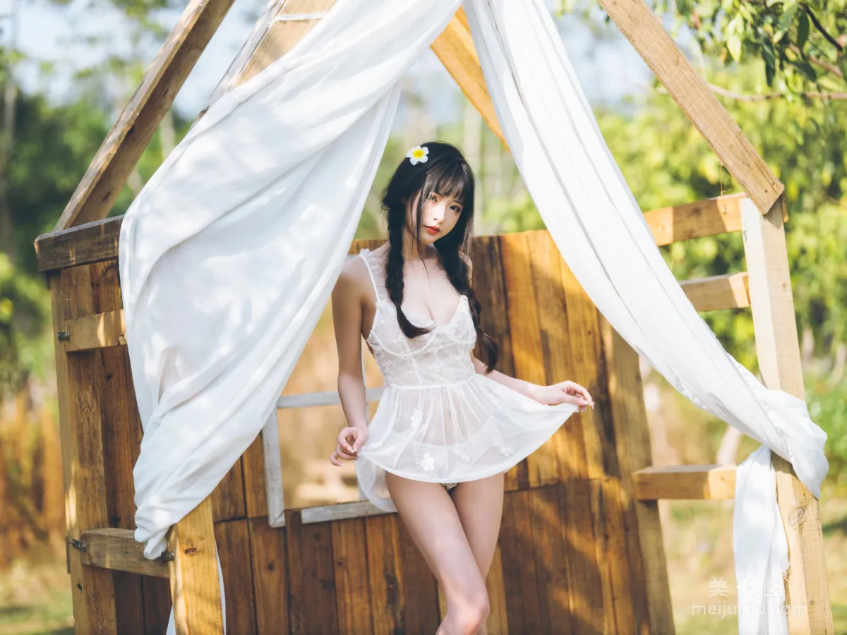 [Web Idols COSER Photos] Beauty Qingshui Younai, Pastoral Fresh 01 Set photo 38