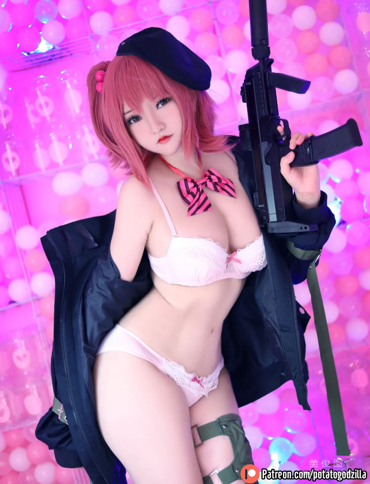 Coser小姐姐Potato Godzilla - MP7 (Girls Frontline) 写真套图36