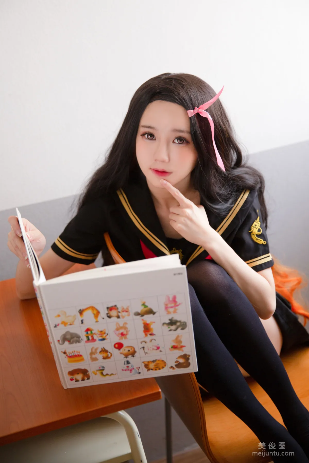 [Web Idols COSER Photos] Sally Dorasnow, Nezuko School photo 15