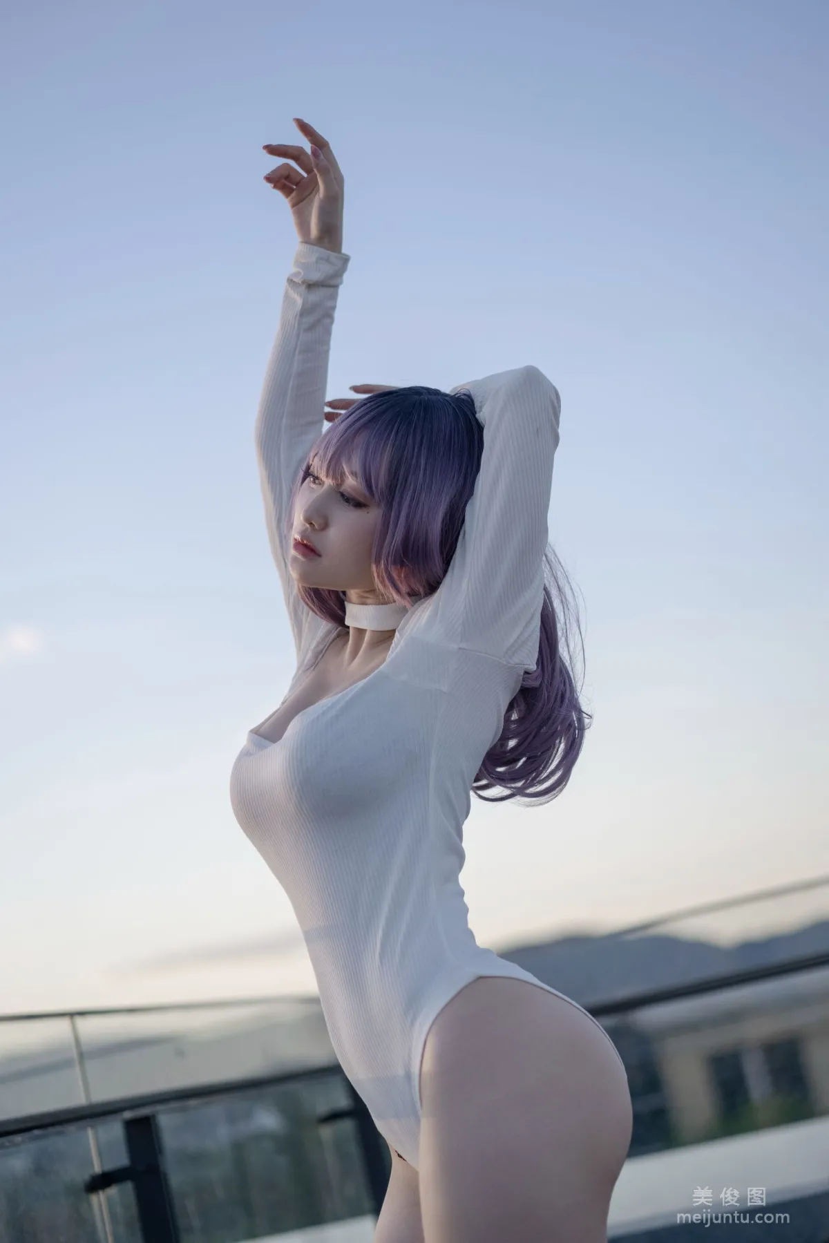 [Web Idols Photo] Anime Blogger Tuoweiba Mizuki - Rooftop Set photo 31