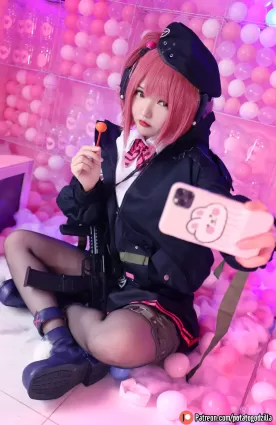 Coser小姐姐Potato Godzilla - MP7 (Girls Frontline) 寫真套圖