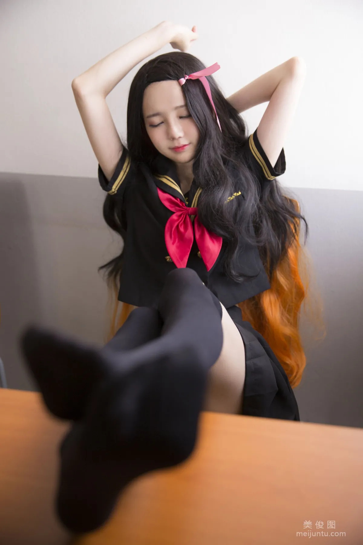 [Web Idols COSER Photos] Sally Dorasnow, Nezuko School photo 12