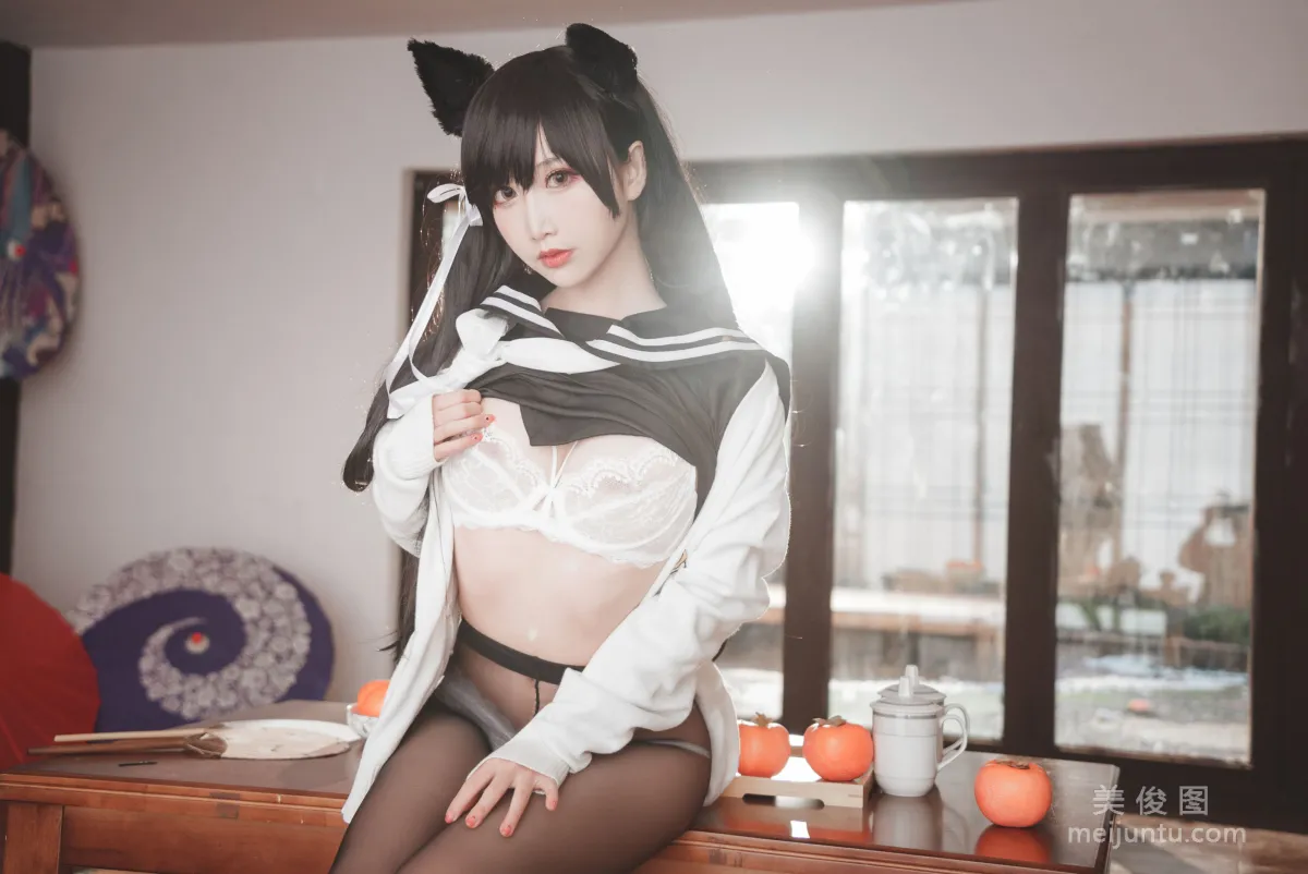 [Web Idols COSER Photo] Cute Popular Coser Mianbing Xianer - Atago JK2 photo 34
