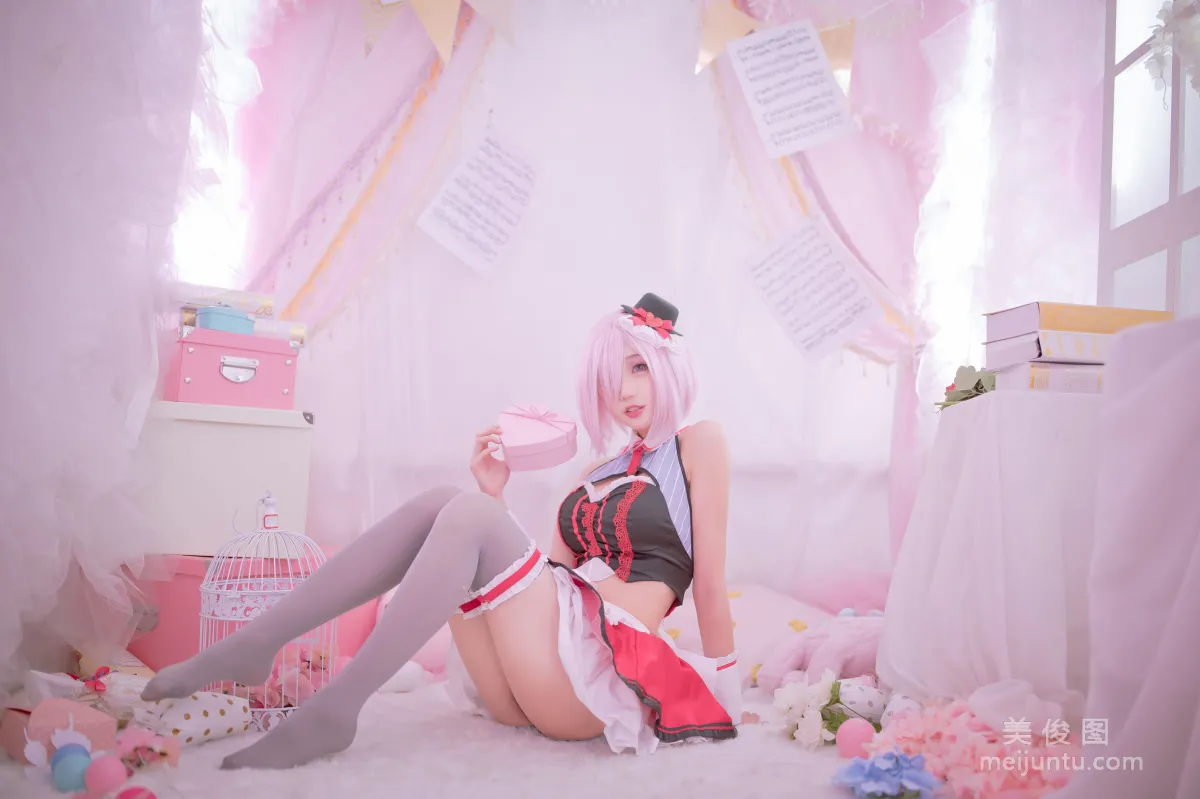[Web Idols Coser Photo] Zhouji Shike Aitu Tu, Mash Valentine's Day Set photo 21