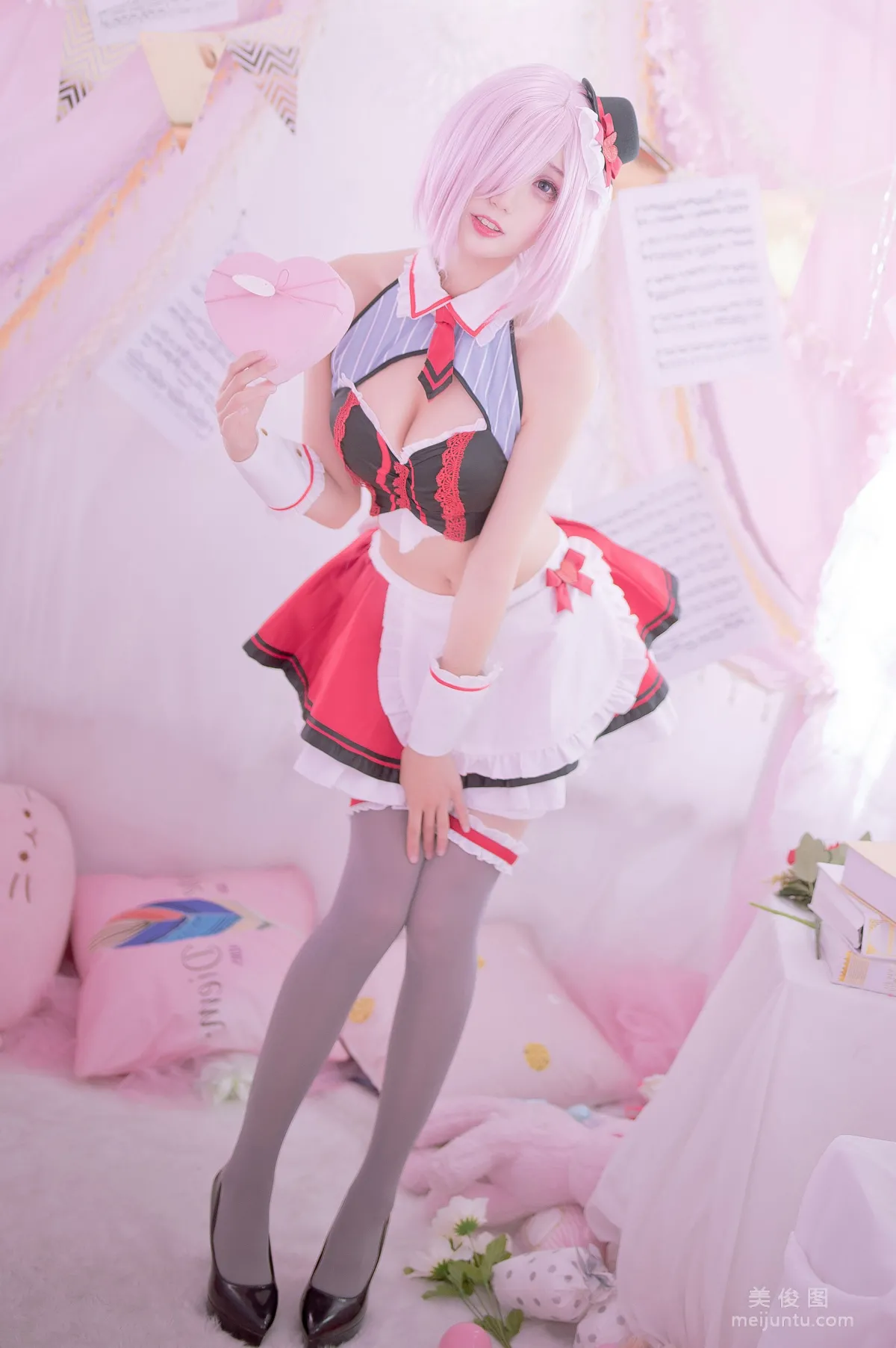 [Web Idols Coser Photo] Zhouji Shike Aitu Tu, Mash Valentine's Day Set photo 14
