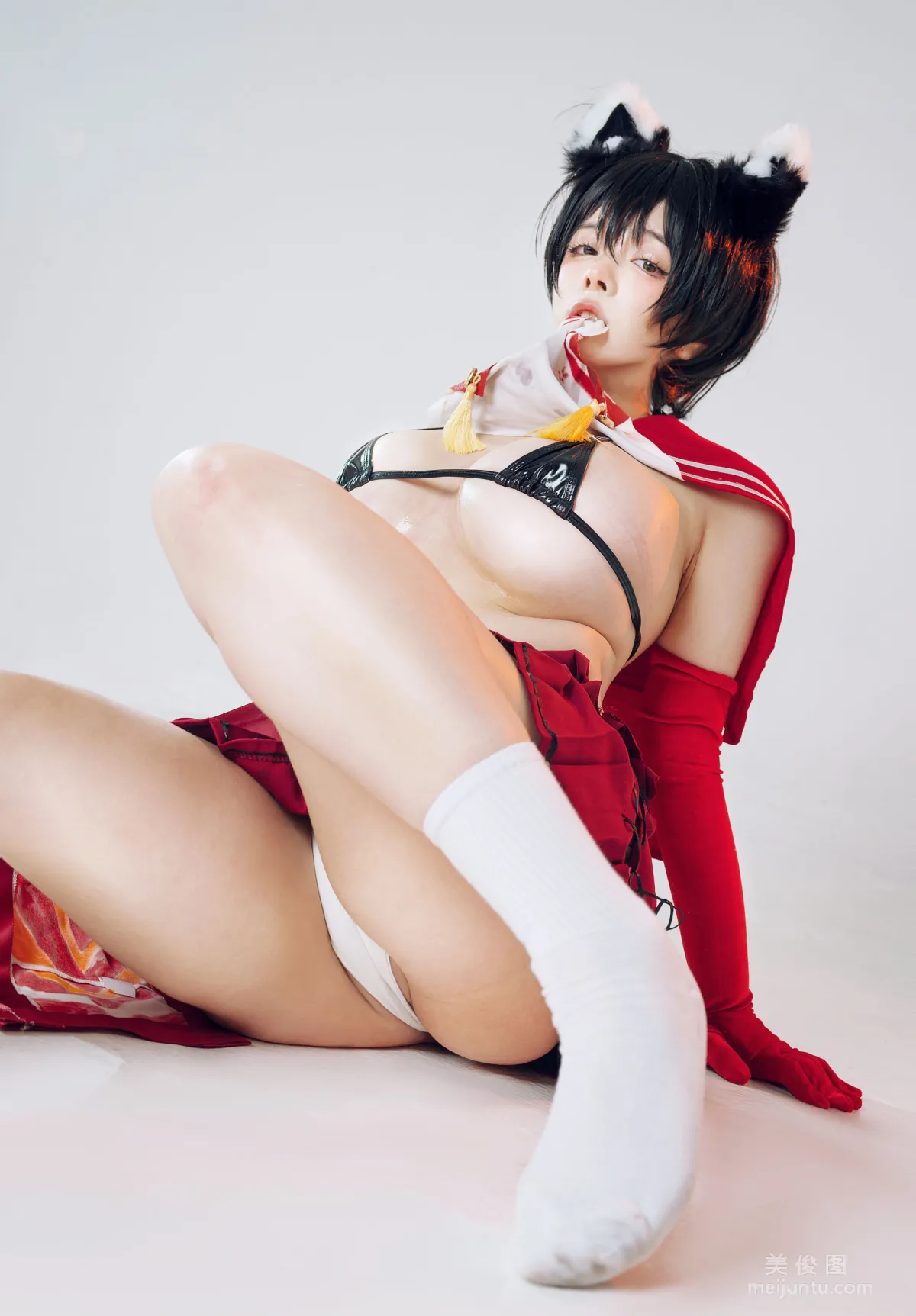 [Web Idol COSER Photos] NinJA Azhaizhai - Tsubaki photo 4