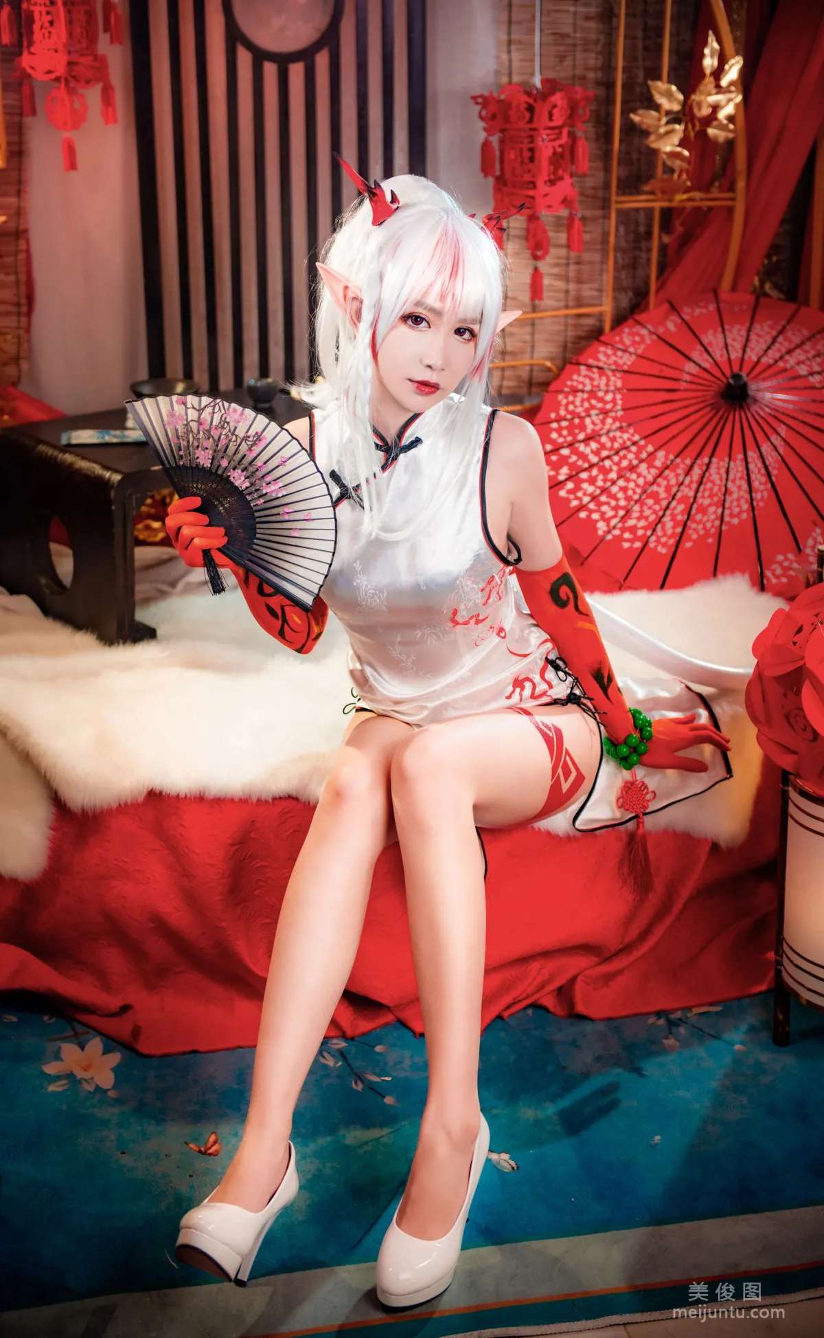 [Web Idols Coser Photos] Anime Blogger Ruanyi Fairy, Arknights Nian Set photo 18