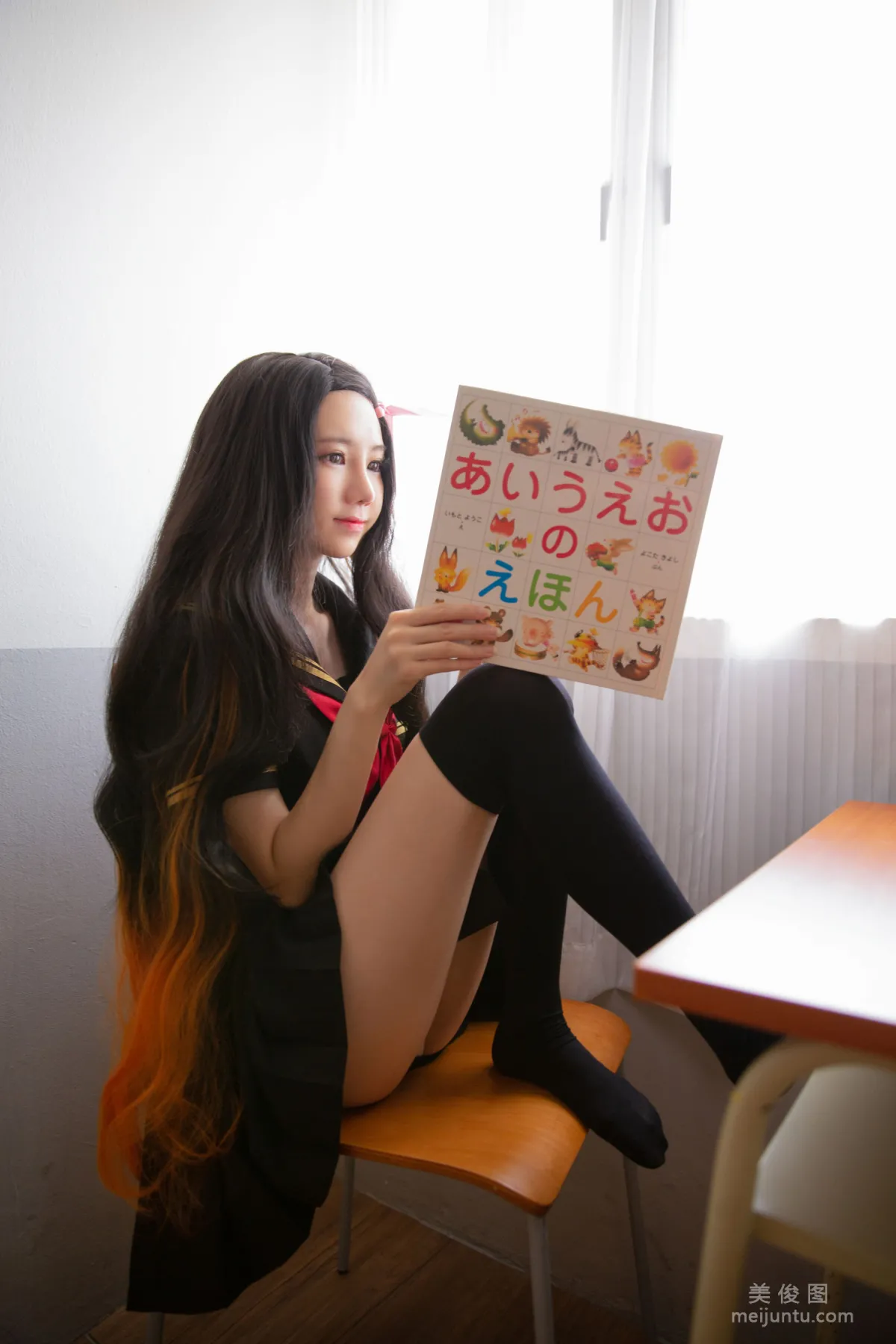 [Web Idols COSER Photos] Sally Dorasnow, Nezuko School photo 11