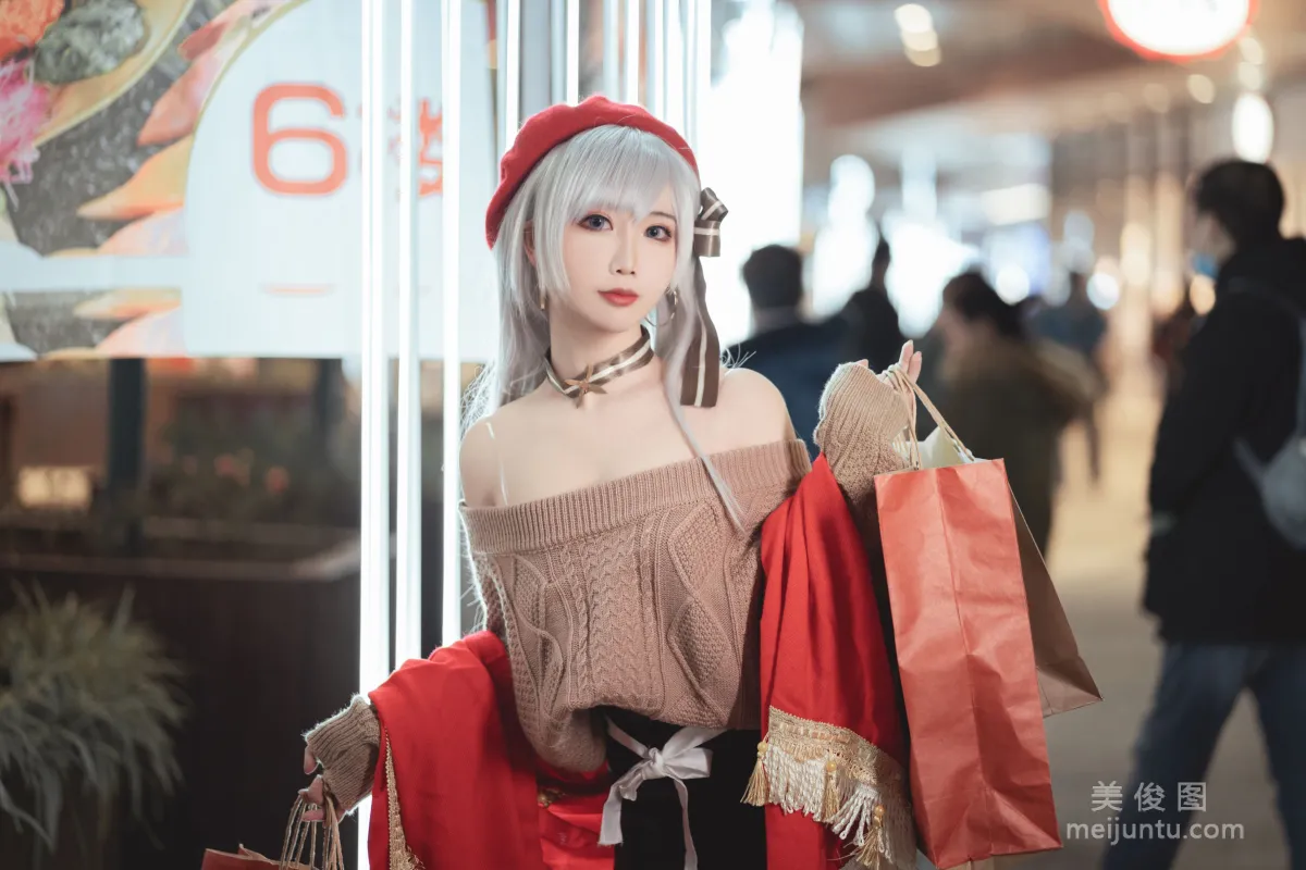 [网红COSER写真] 面饼仙儿 - 圣诞贝法 套图6
