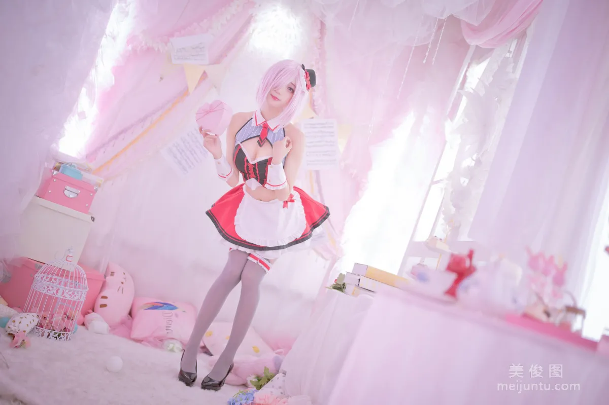 [Web Idols Coser Photo] Zhouji Shike Aitu Tu, Mash Valentine's Day Set photo 3