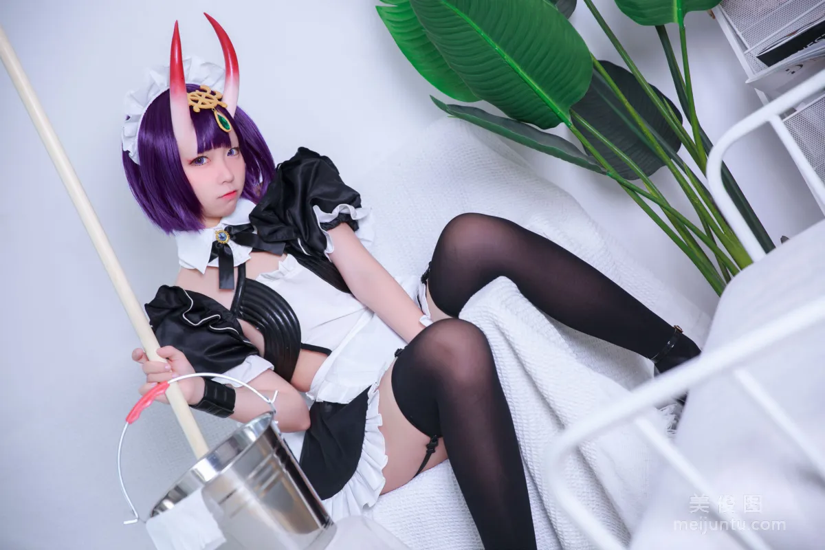 [Web Idol Cosplay Photos] Anime Blogger G44 Buhui Shoushang - Shuten Maid photo 3