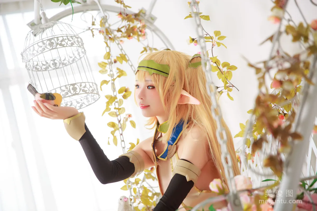 [Web Idols COSER Photos] G44 Buhui Shoushang, Elf Village photo 3