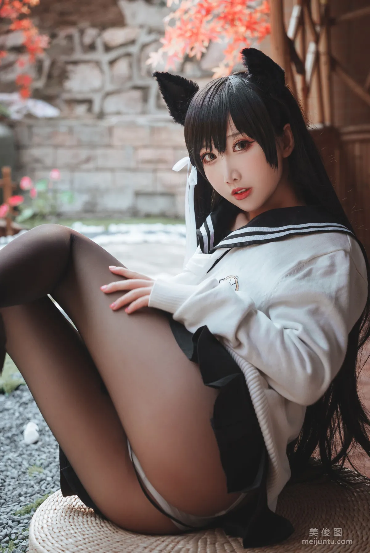[Web Idols COSER Photo] Cute Popular Coser Mianbing Xianer - Atago JK2 photo 11