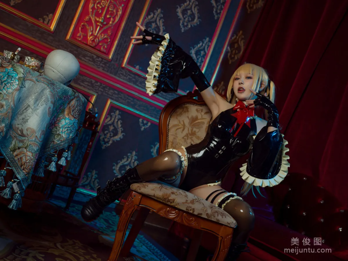 [Web Idol COSER Photos] Abao Yeshi Tuniang - Abao Mary Rose Latex photo 16