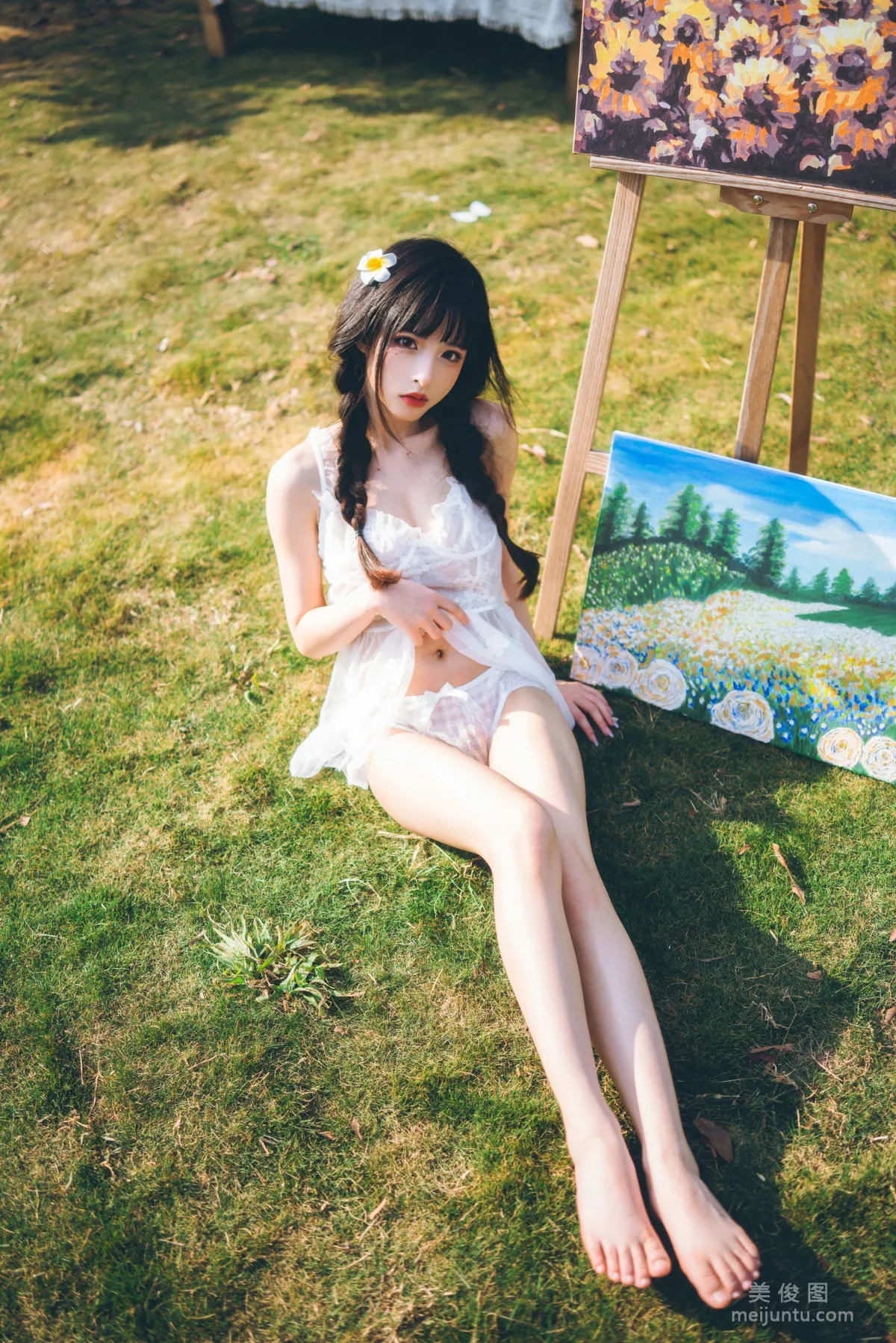 [Web Idols COSER Photos] Beauty Qingshui Younai, Pastoral Fresh 01 Set photo 14