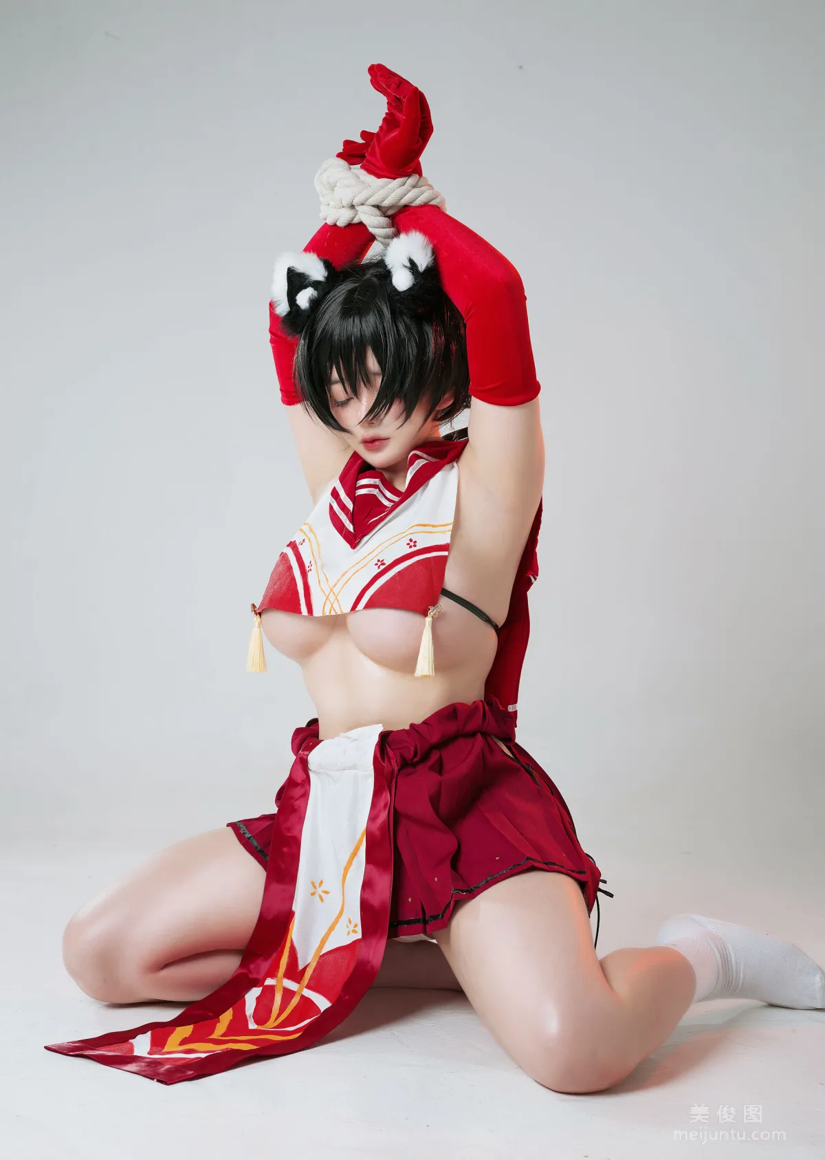[Web Idol COSER Photos] NinJA Azhaizhai - Tsubaki photo 19