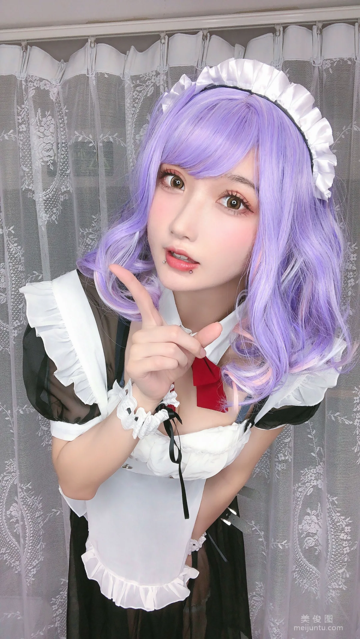 [Web Celebrity COSER Photo] Anime Blogger Abao Yeshi Tuniang - Maid Set photo 6