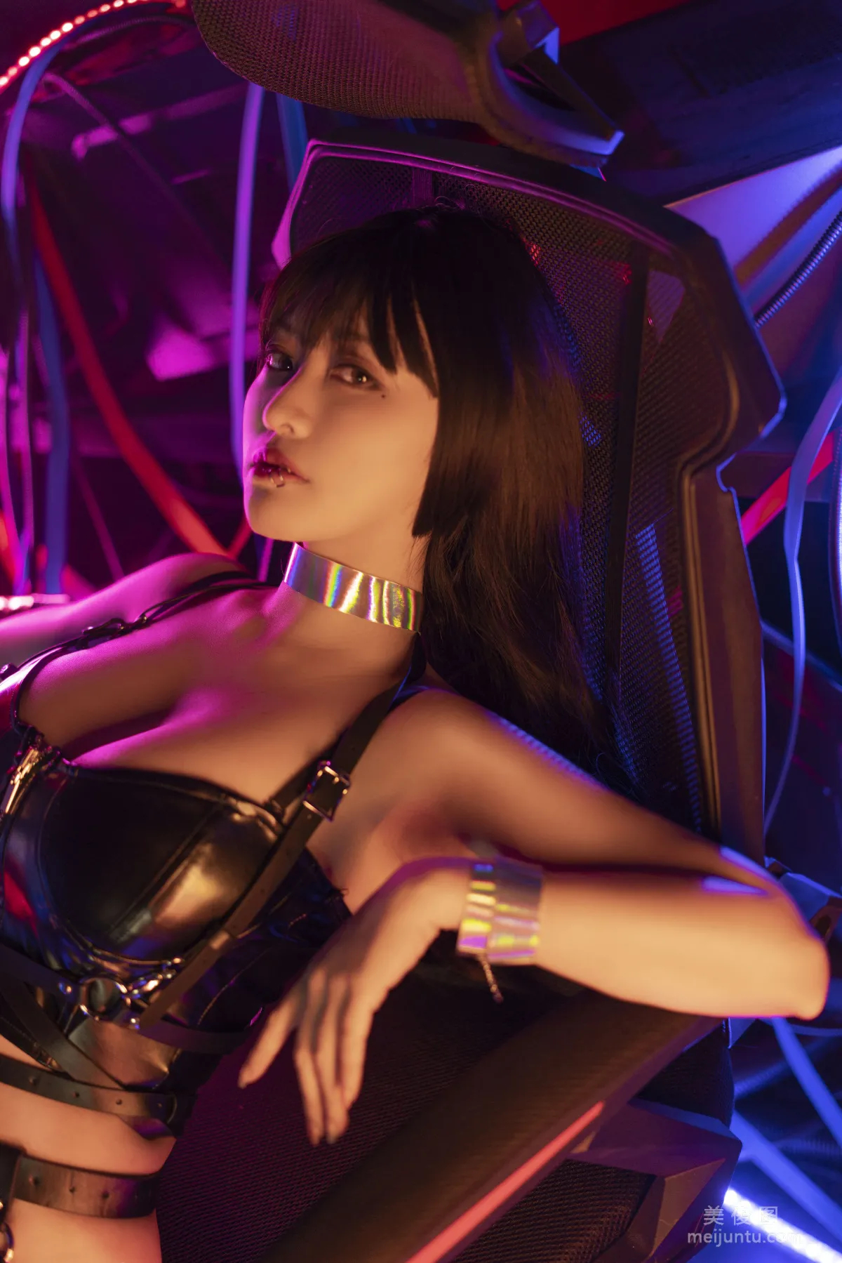 [Web Idols Coser Photos] Anime Blogger Tuoweiba Mizuki - Cyberpunk photo 9
