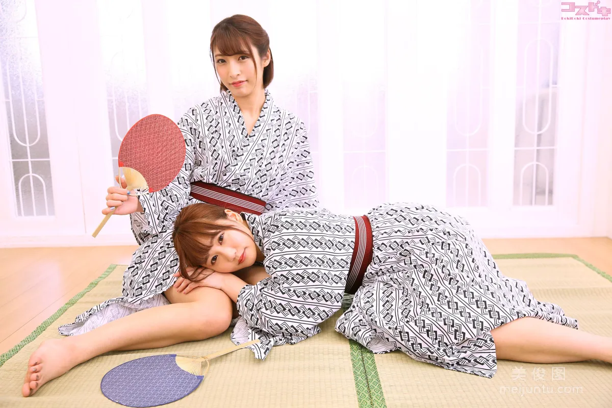 [Cosdoki] 阿部乃みく&amp;篠宮ゆり abenoshinomiya_pic_yukata1 6
