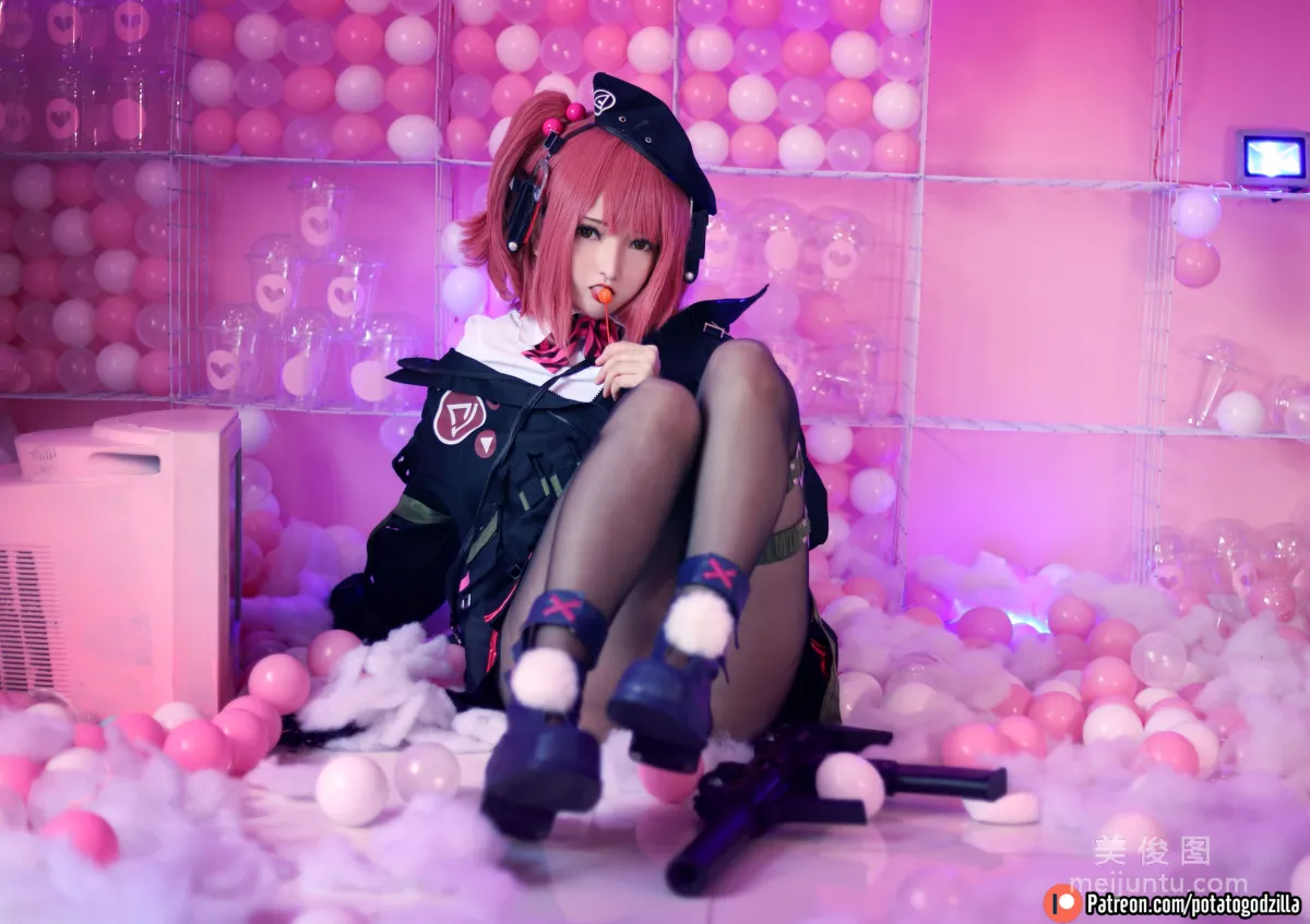 Coser小姐姐Potato Godzilla - MP7 (Girls Frontline) 写真套图7