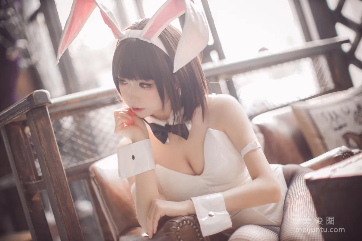 [Web Celebrity COSER Photos] Coser Yiyi - Megumi Kato Bunny Girl photo 37