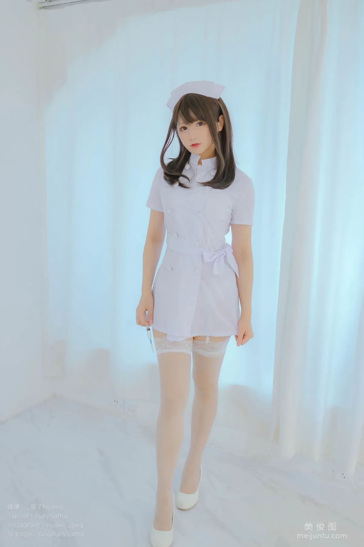 [Web Idols COSER Photo] Cute Girl Nyako Miaozi, Secret Ward Set photo 82