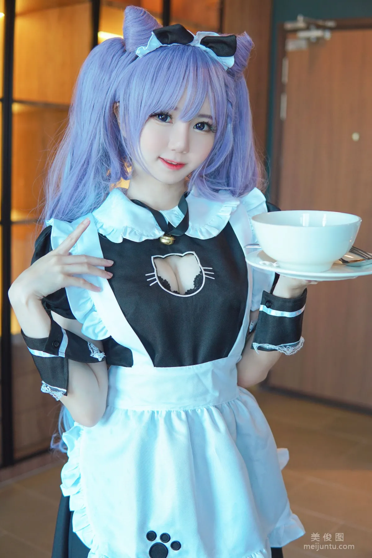 [網紅COSER寫真] Sally Dorasnow - Keqing Maid 套圖 24
