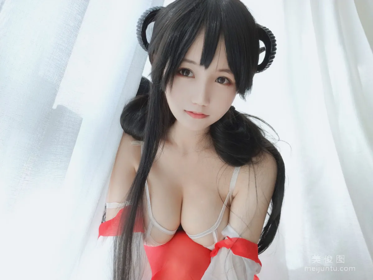 [Web Idol COSER Photos] Anime Blogger Xiaocang Qiandai w - Shrine Maiden DLC Set photo 28