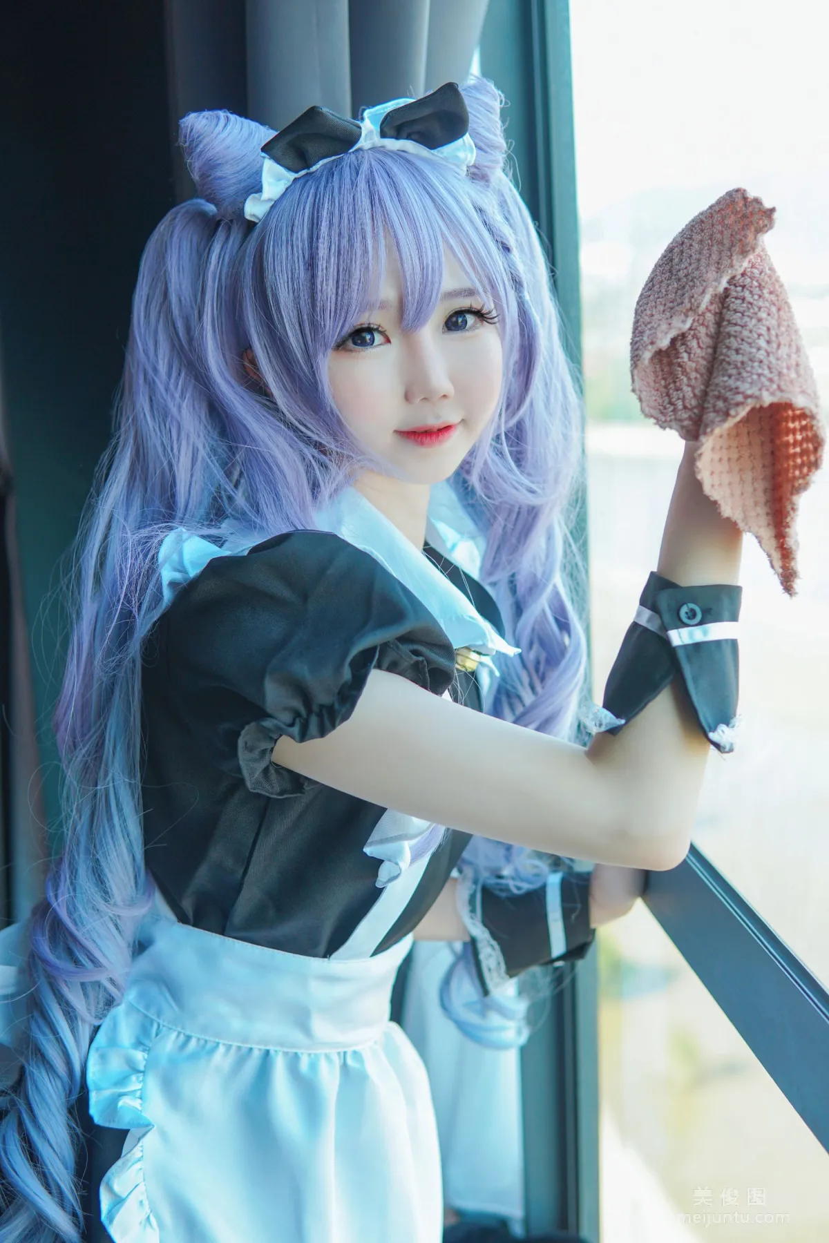 [網紅COSER寫真] Sally Dorasnow - Keqing Maid 套圖 23
