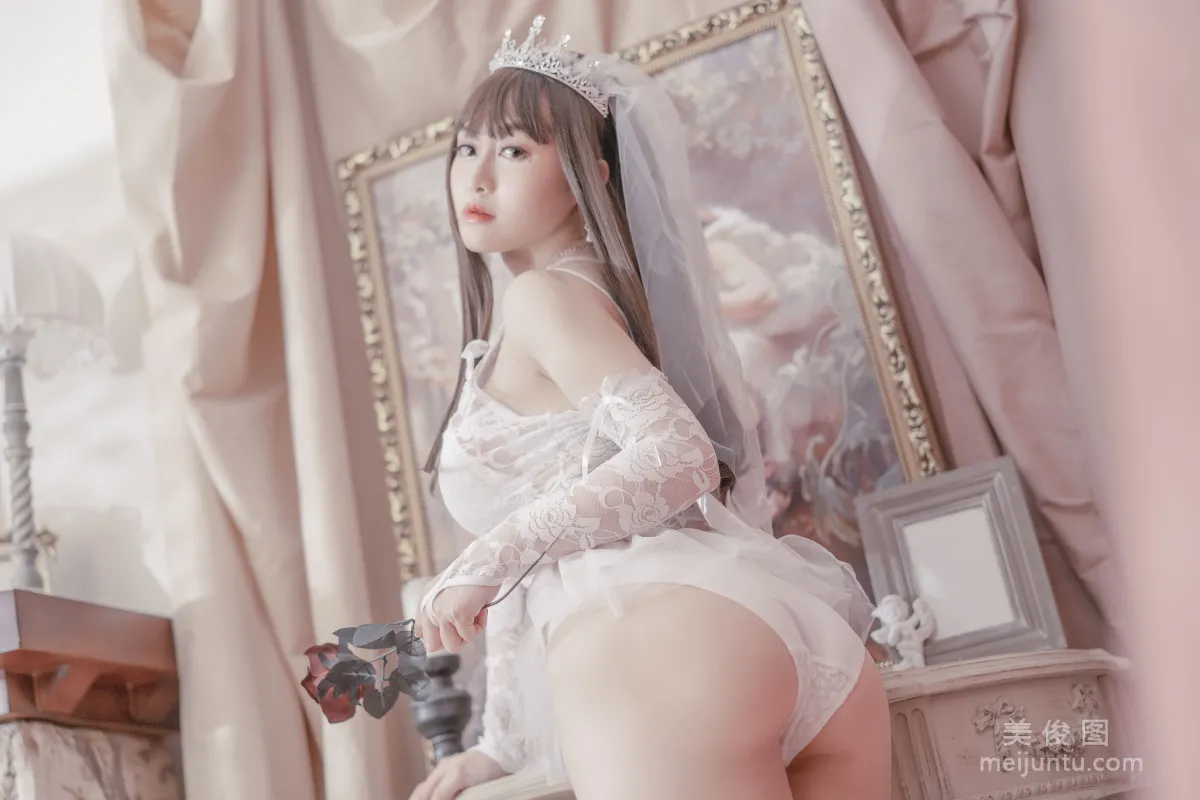 [Web Idols Coser Photos] Anime Blogger Tuoweiba Mizuki - Wedding Dress Set photo 22