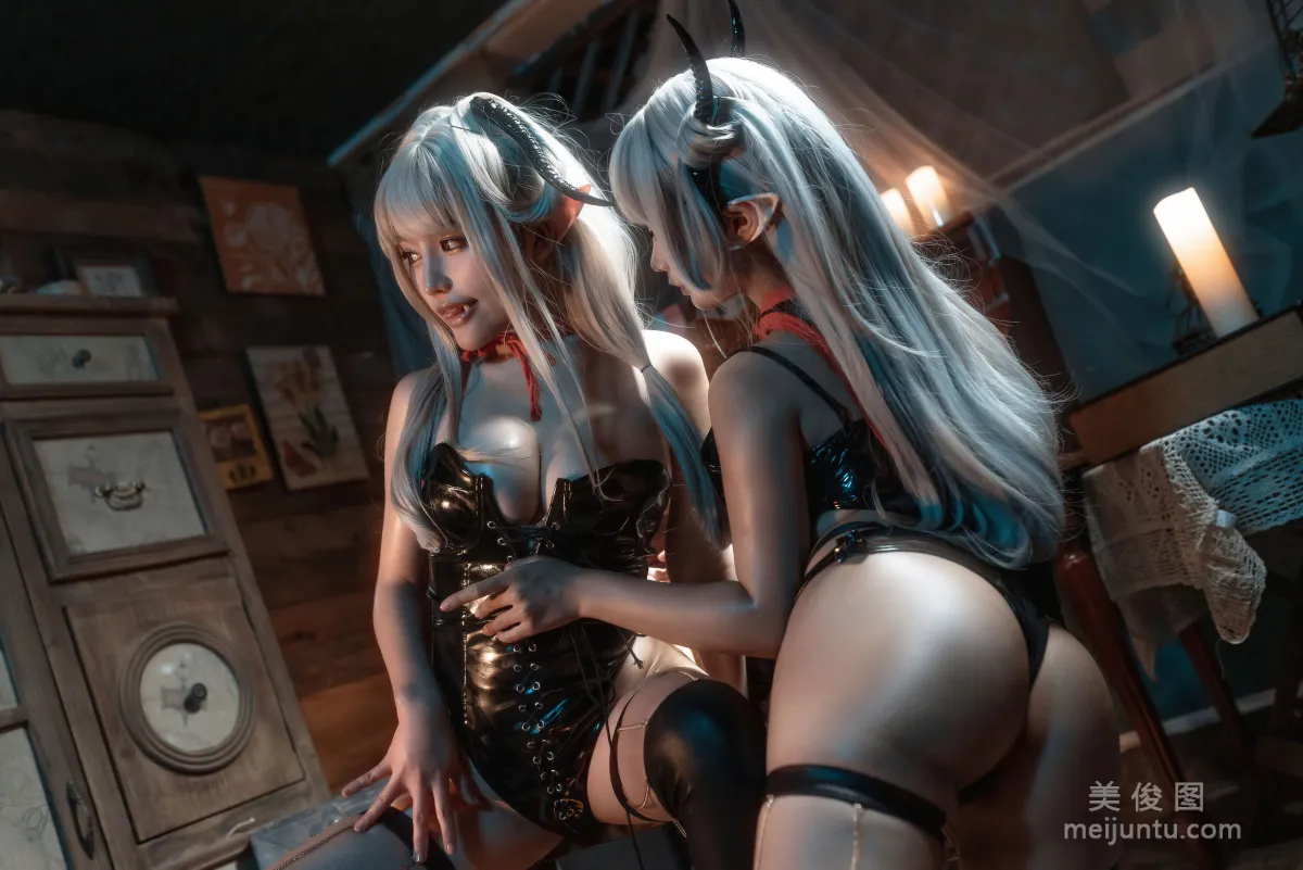 [網紅COSER] 動漫博主蠢沫沫&amp;一笑芳香沁 - 吸血鬼 套圖 3