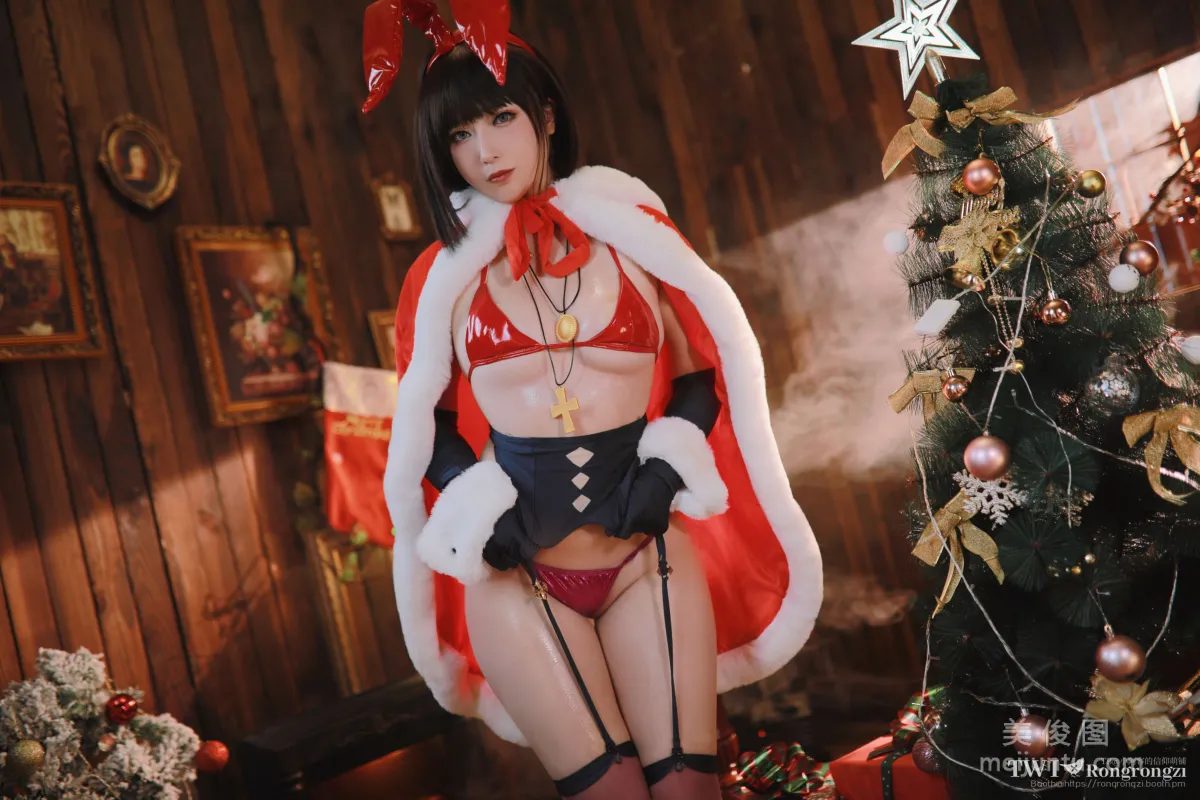 [网红COSER写真] 小容仔咕咕咕 - 魔太郎兔女郎 套图37