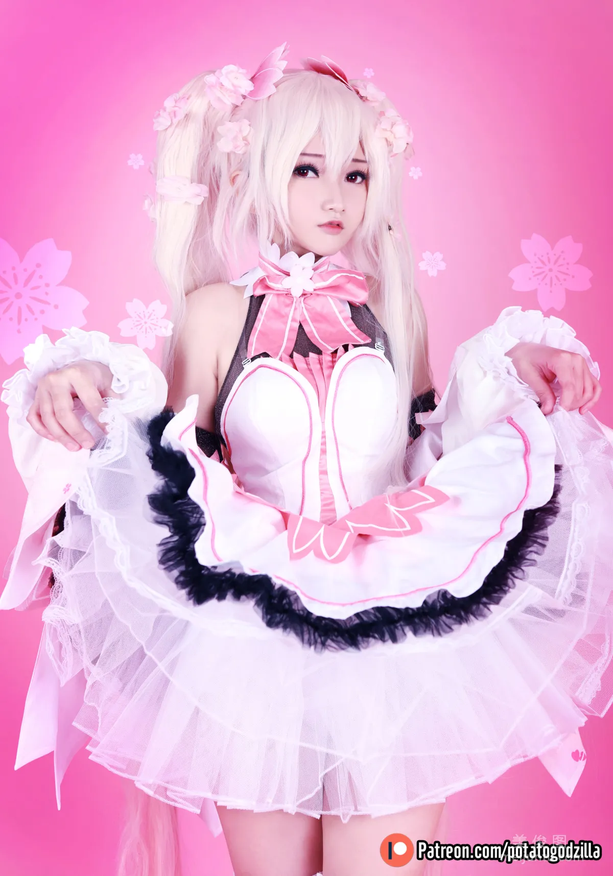 Coser Potato Godzilla, Sakura Miku, Set photo 8