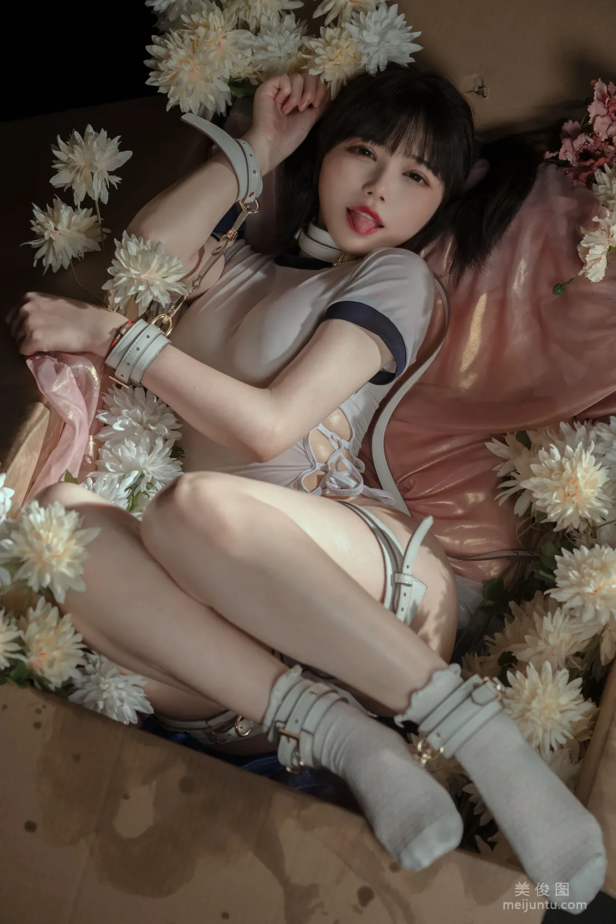 [Web Idol Photos] Qiyue Miaozi - Gymnastics Uniform Set photo 39