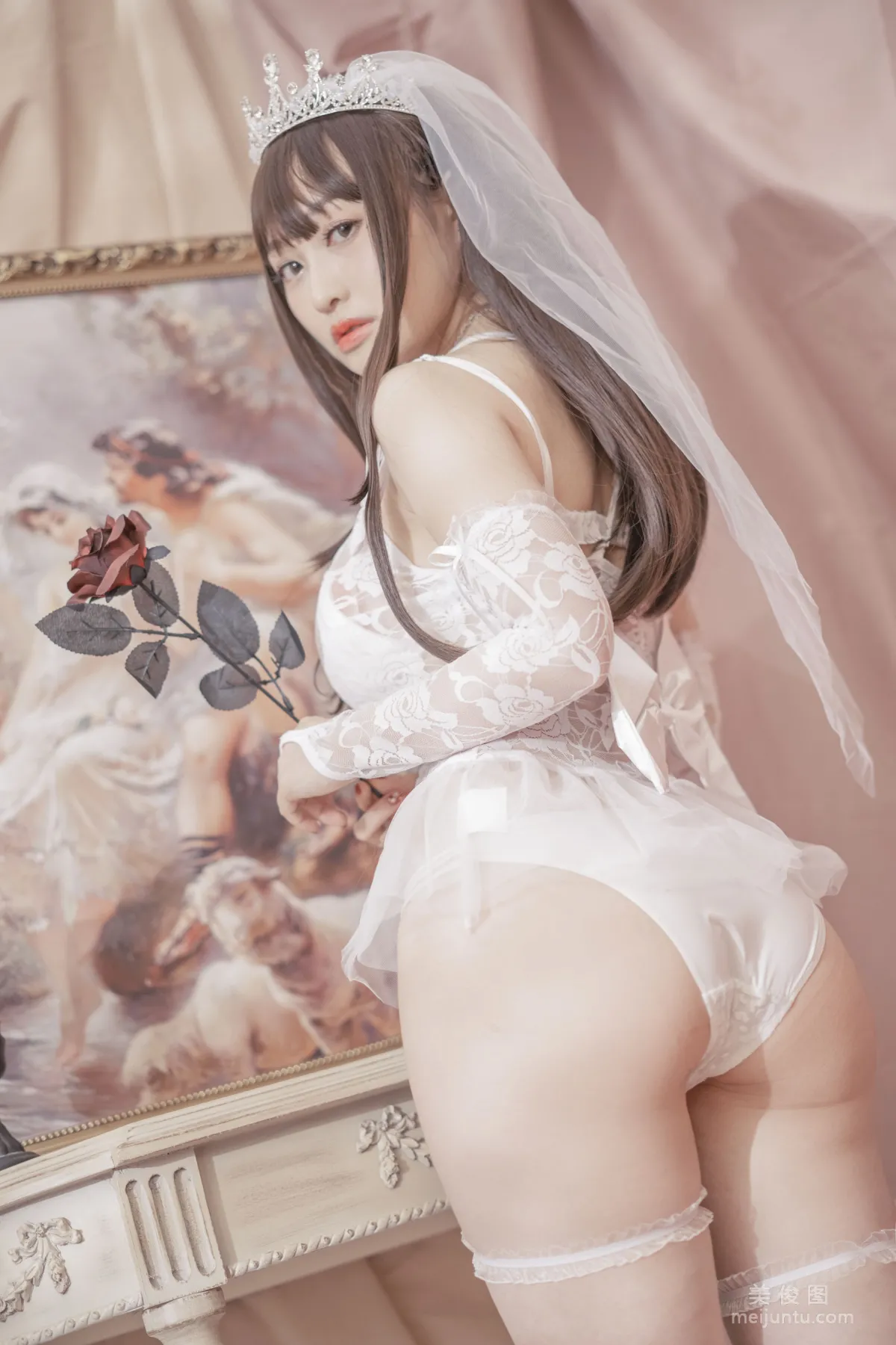 [Web Idols Coser Photos] Anime Blogger Tuoweiba Mizuki - Wedding Dress Set photo 7