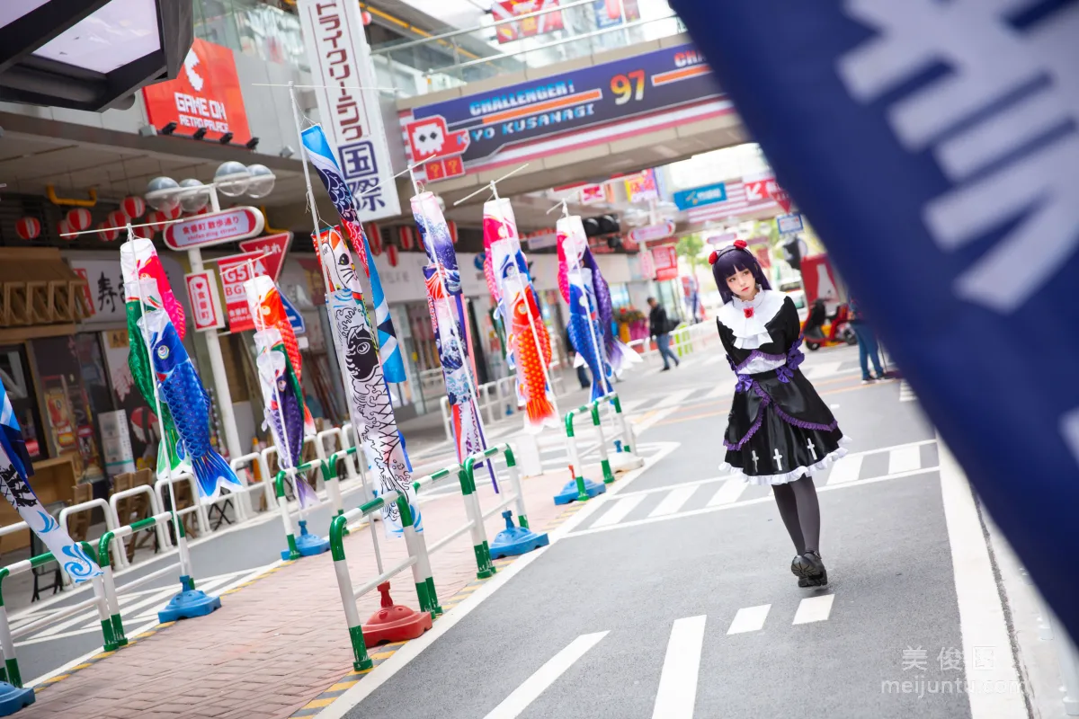 [Web Idols COSER Photo] Anime Blogger G44 Buhui Shoushang, Black Cat Set photo 9