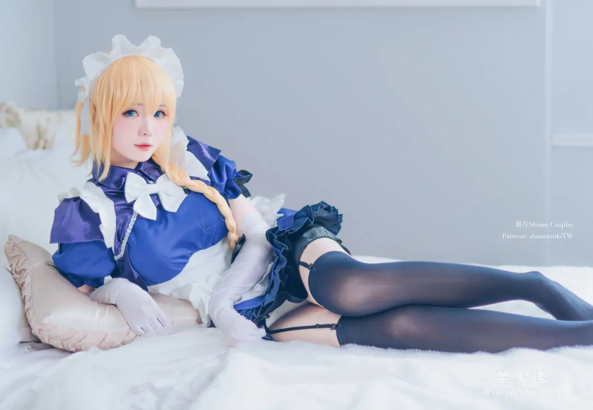 [Internet Celebrity COSER Photos] Weibo Girl Shuangyue shimo - Jeanne d'Arc Set photo 4