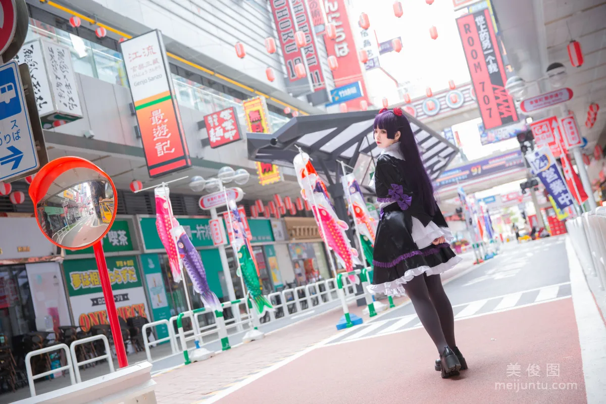 [Web Idols COSER Photo] Anime Blogger G44 Buhui Shoushang, Black Cat Set photo 2