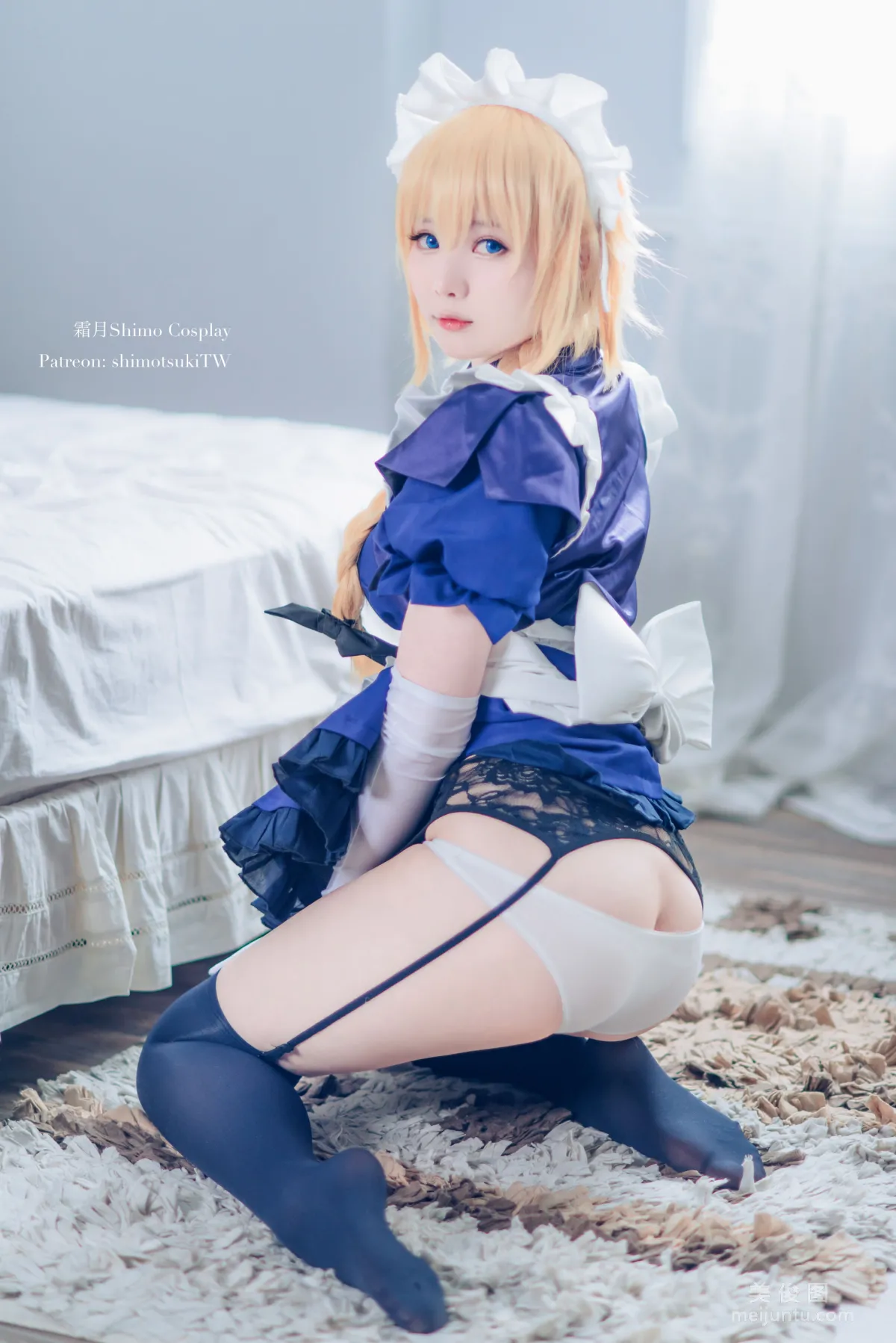 [Internet Celebrity COSER Photos] Weibo Girl Shuangyue shimo - Jeanne d'Arc Set photo 12
