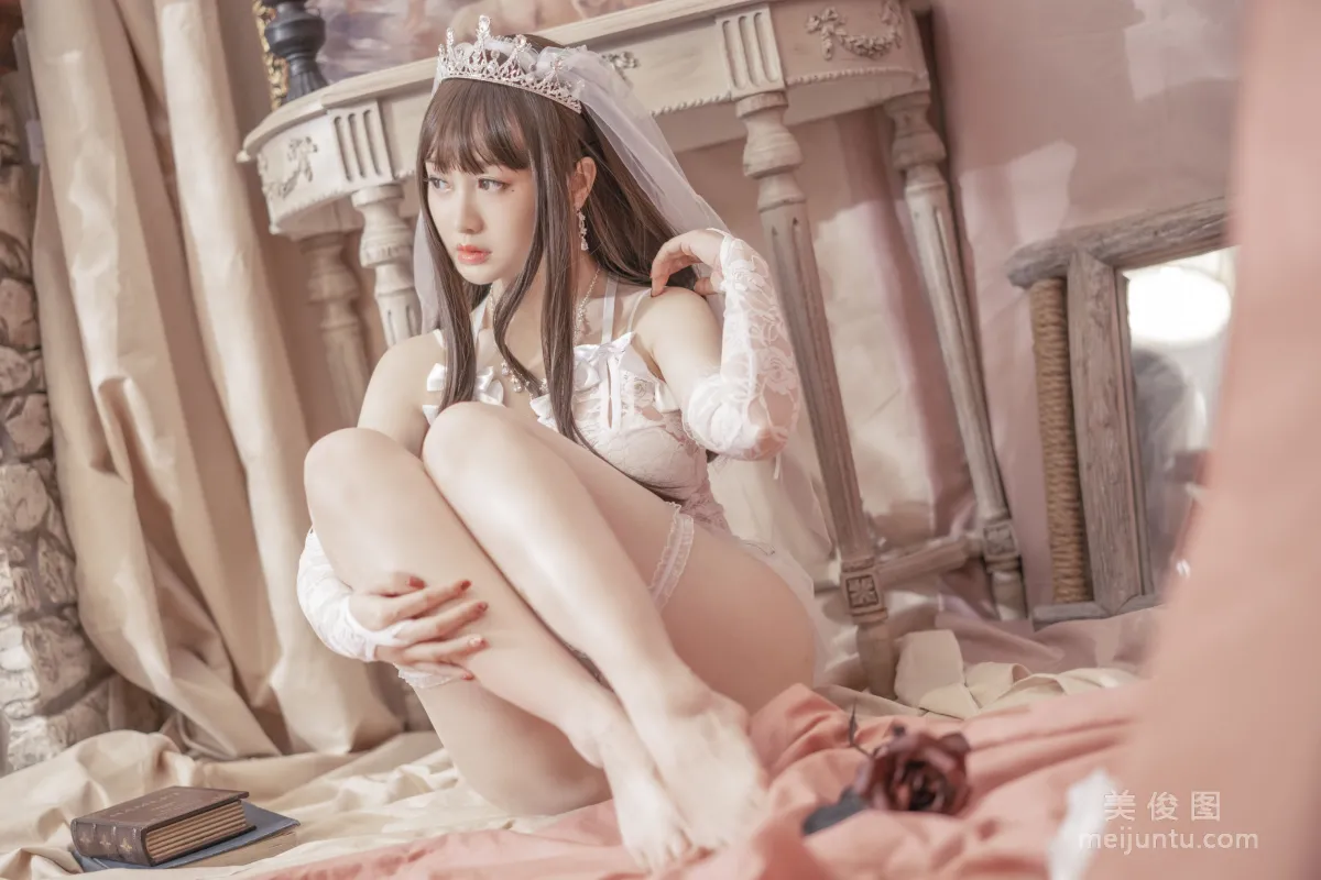 [Web Idols Coser Photos] Anime Blogger Tuoweiba Mizuki - Wedding Dress Set photo 20