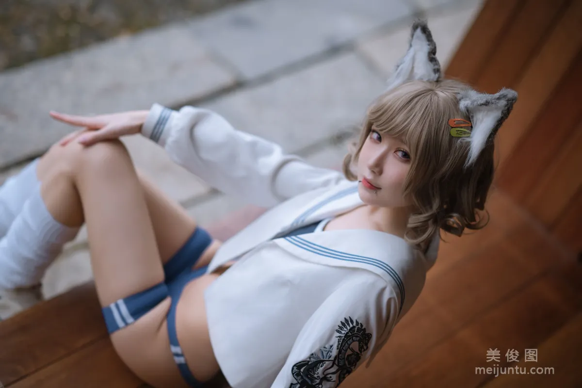 Anime Blogger Abao Yeshi Tuniang - X-Type Gymnastics Outfit Set photo 4