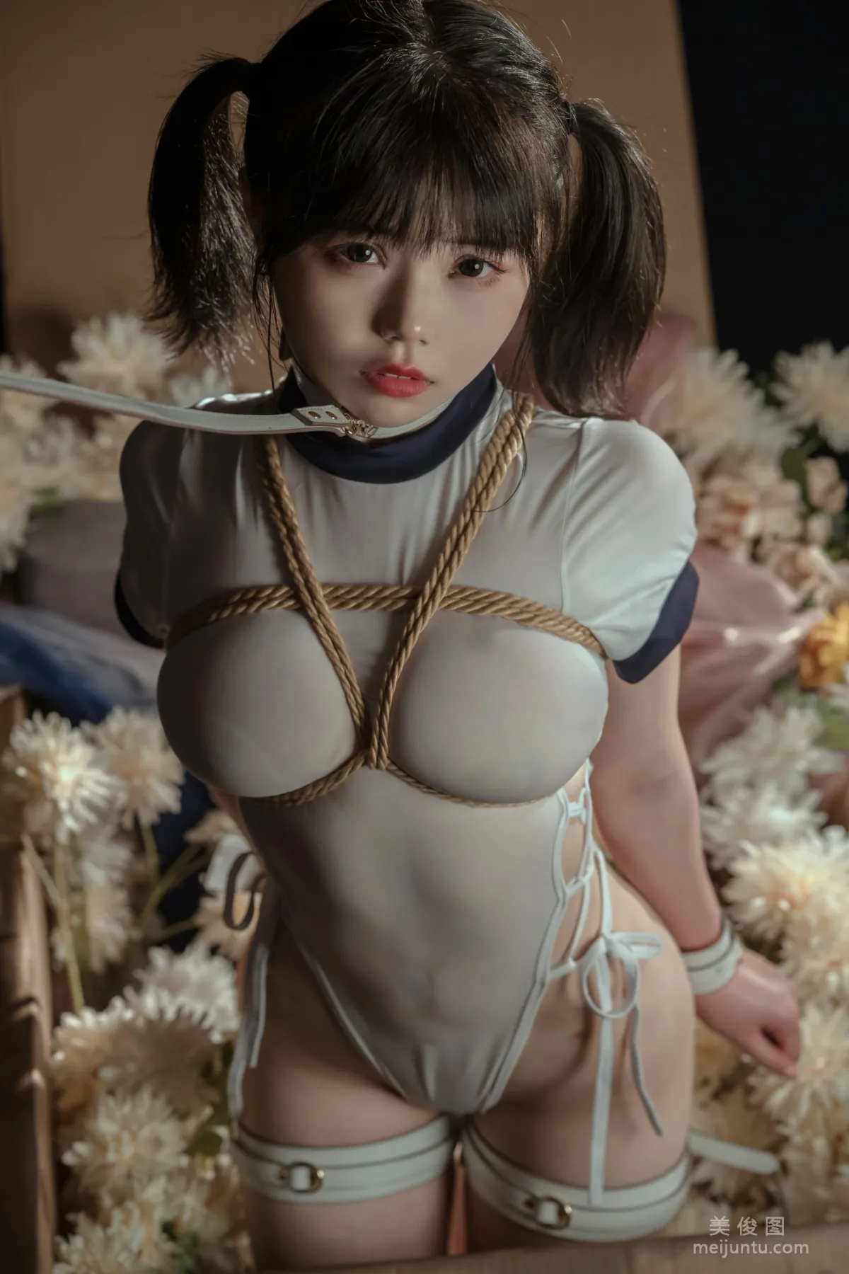 [Web Idol Photos] Qiyue Miaozi - Gymnastics Uniform Set photo 40
