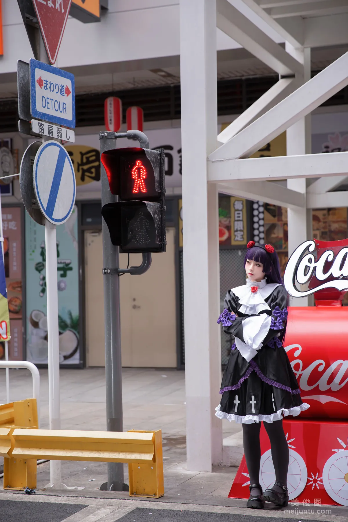 [Web Idols COSER Photo] Anime Blogger G44 Buhui Shoushang, Black Cat Set photo 15