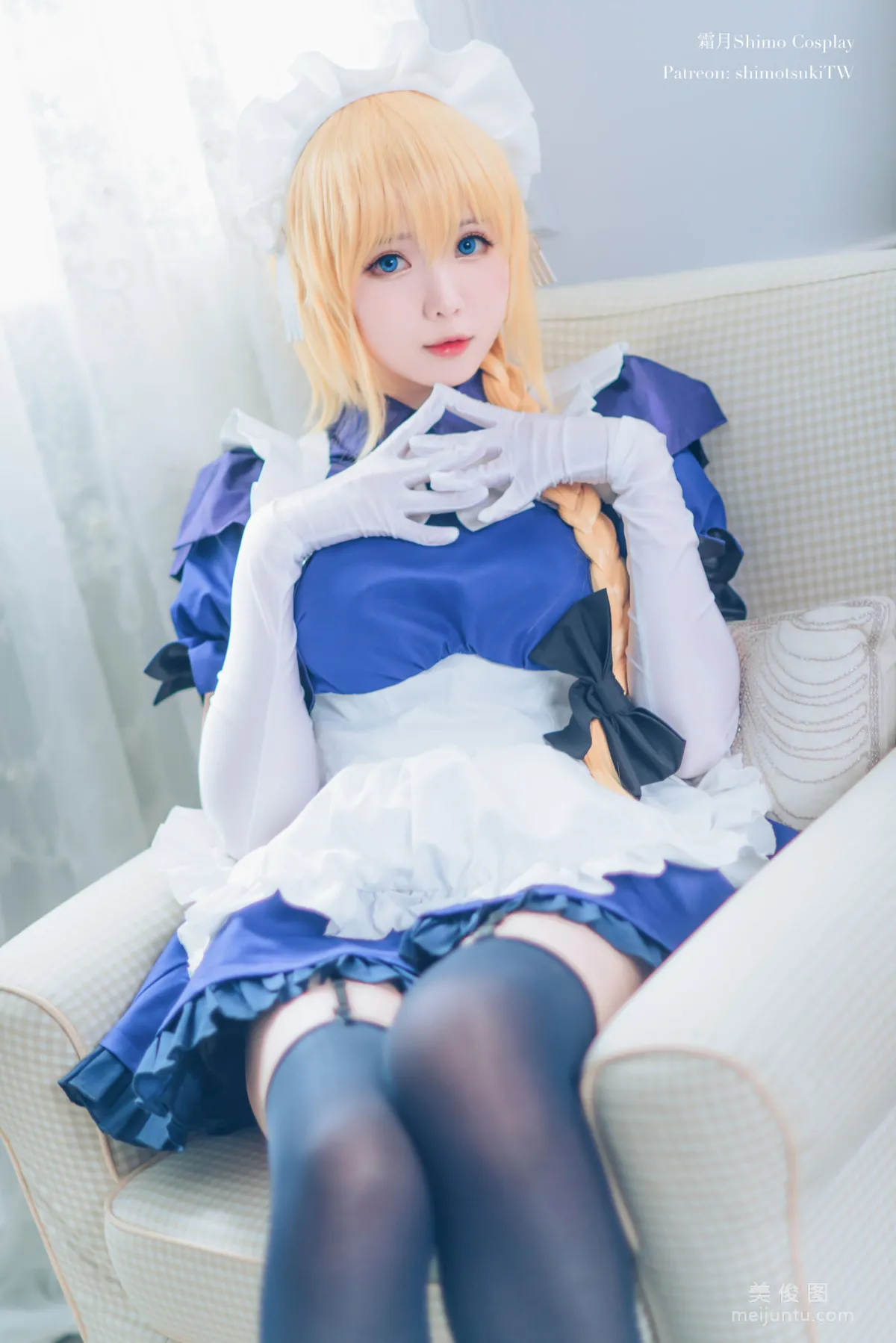 [Internet Celebrity COSER Photos] Weibo Girl Shuangyue shimo - Jeanne d'Arc Set photo 3