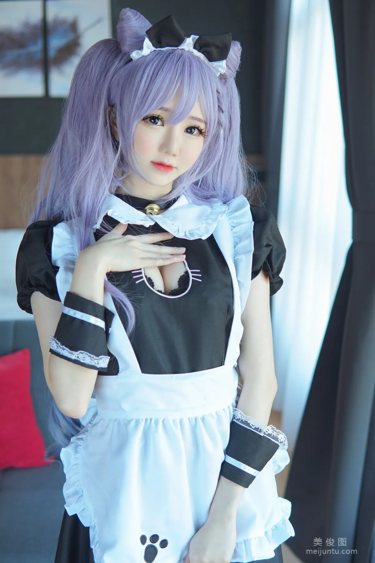 [网红COSER写真] Sally Dorasnow - Keqing Maid 套图1