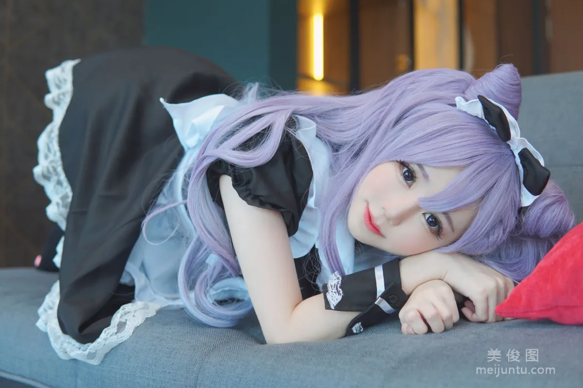 [網紅COSER寫真] Sally Dorasnow - Keqing Maid 套圖 44