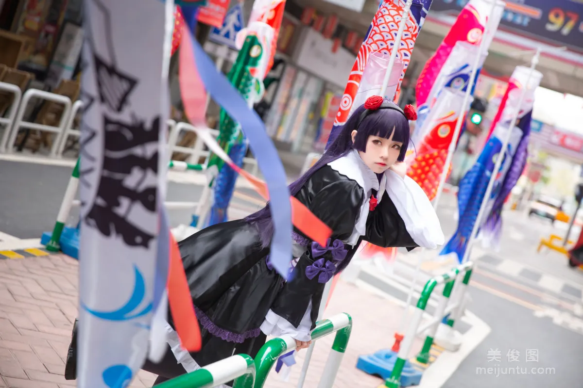 [Web Idols COSER Photo] Anime Blogger G44 Buhui Shoushang, Black Cat Set photo 16